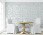 NW51202 chinoiserie peel and stick wallpaper dining room from NextWall