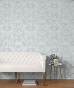NW51202 chinoiserie peel and stick wallpaper entryway from NextWall