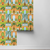 NW52606 tropical peel and stick wallpaper roll from NextWall