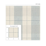 NW56902 plaid peel and stick wallpaper scale from NextWall