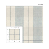 NW56902 plaid peel and stick wallpaper scale from NextWall