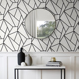 NW57300 geometric peel and stick wallpaper decor from NextWall