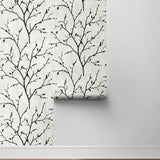 NW57400 tree peel and stick wallpaper roll from NextWall