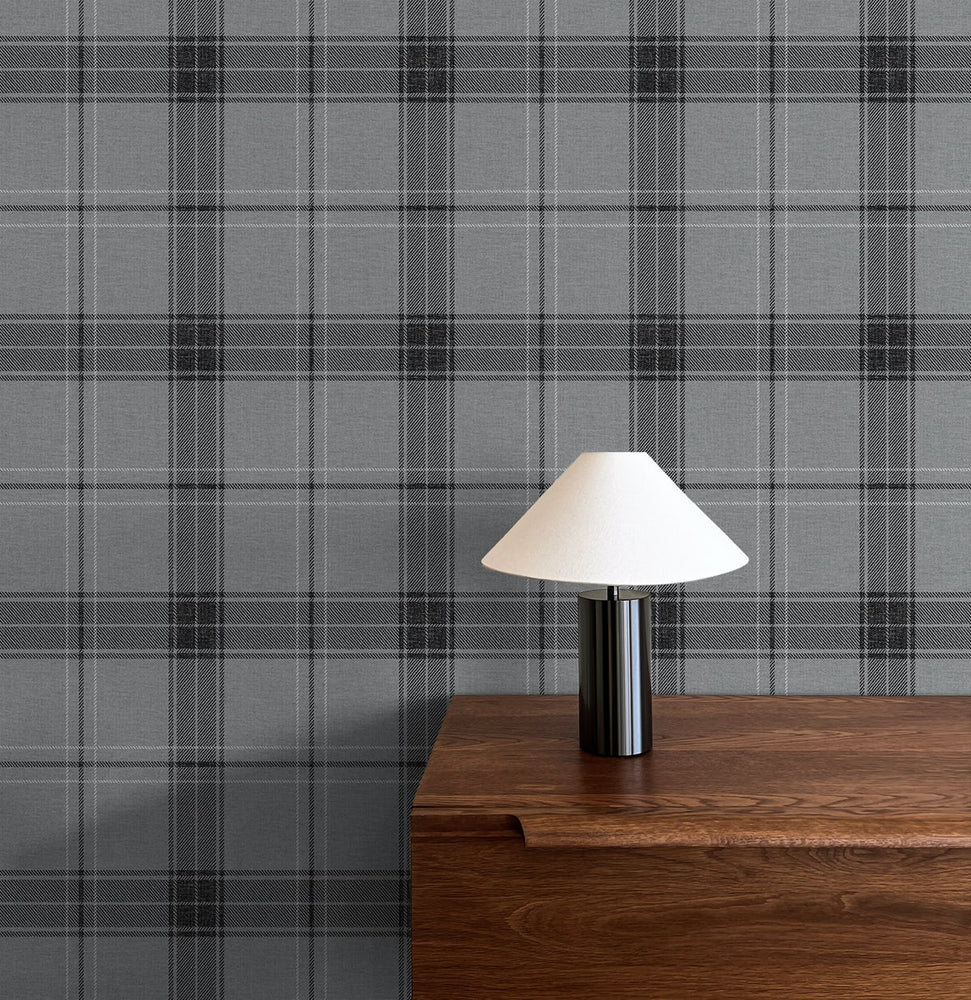 NW58010 plaid peel and stick wallpaper decor from NextWall