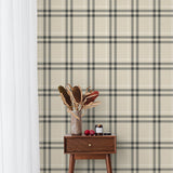 NW58205 plaid peel and stick wallpaper decor from NextWall