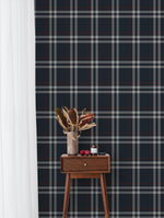 NW58212 plaid peel and stick wallpaper decor from NextWall