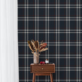 NW58212 plaid peel and stick wallpaper decor from NextWall