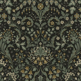 NW58404 filigree floral damask peel and stick wallpaper from NextWall