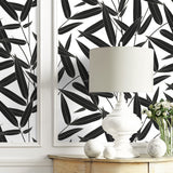 NW58800 leaf peel and stick wallpaper decor from NextWall