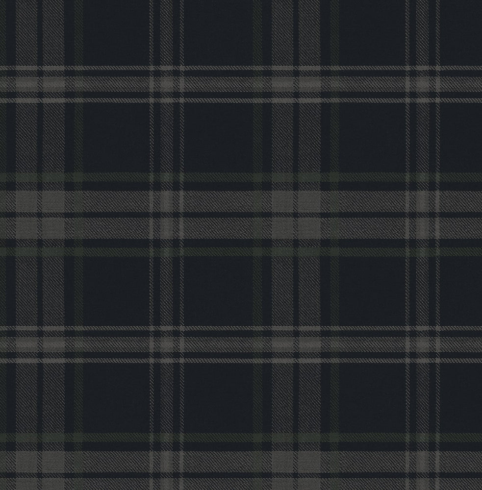 Sennehill Plaid Peel and Stick Removable Wallpaper