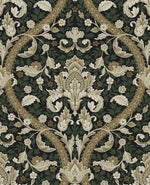 NW59004 acanthus ogee vintage peel and stick wallpaper from NextWall