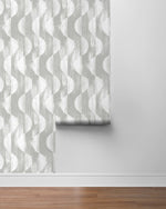 SG12708 geometric peel and stick wallpaper roll from Stacy Garcia Home