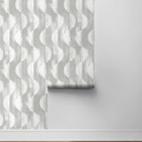 SG12708 geometric peel and stick wallpaper roll from Stacy Garcia Home