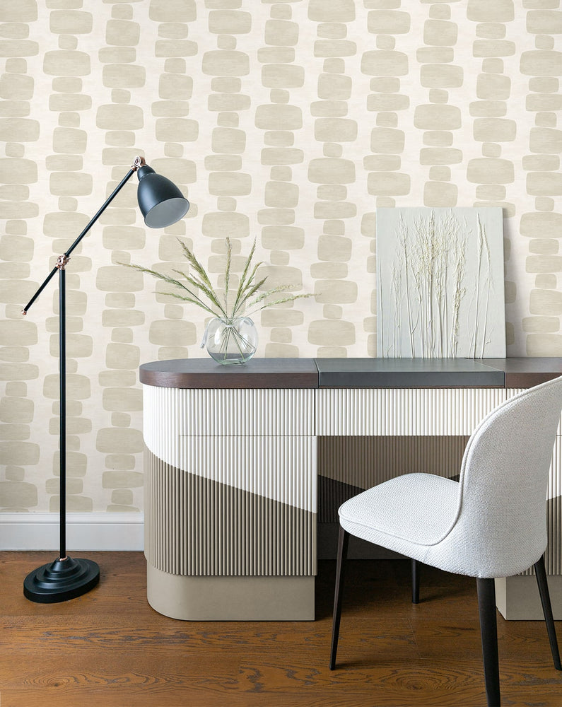 SG12905 geometric peel and stick wallpaper office from Stacy Garcia Home