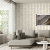 SG12905 geometric peel and stick wallpaper living room from Stacy Garcia Home