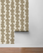 SG12907 geometric peel and stick wallpaper roll from Stacy Garcia Home