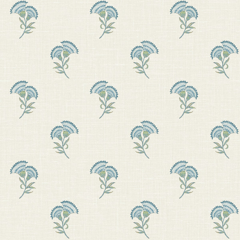 FC60812 lotus floral wallpaper from the French Country collection by Seabrook Designs