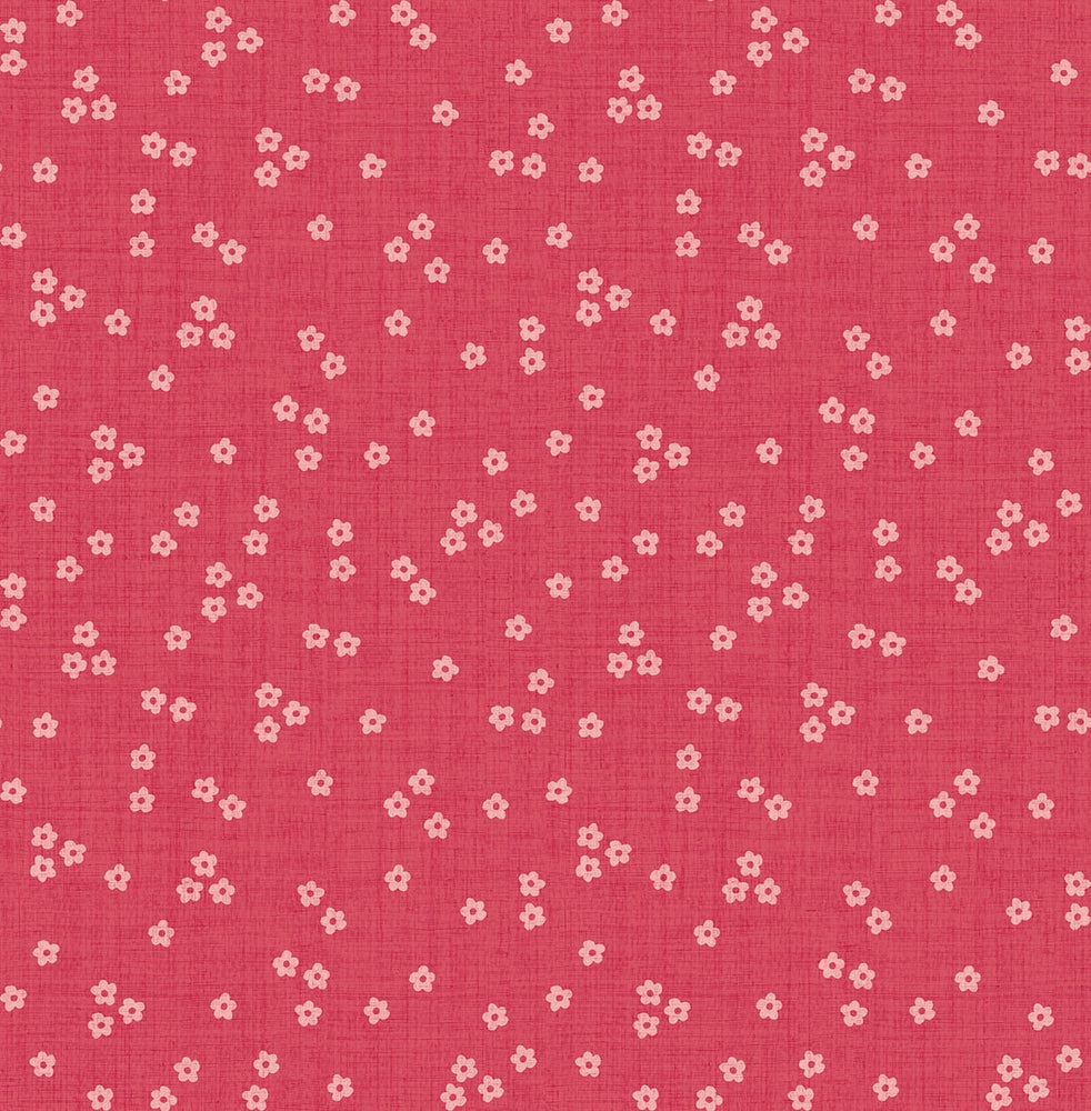 SD10806SG Day Lily teeny floral polka dot wallpaper nursery from Say Decor