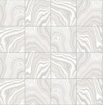 Marble tile peel and stick wallpaper LN30608 from Lillian August