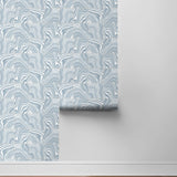 Marble tile peel and stick wallpaper roll LN30612 from Lillian August