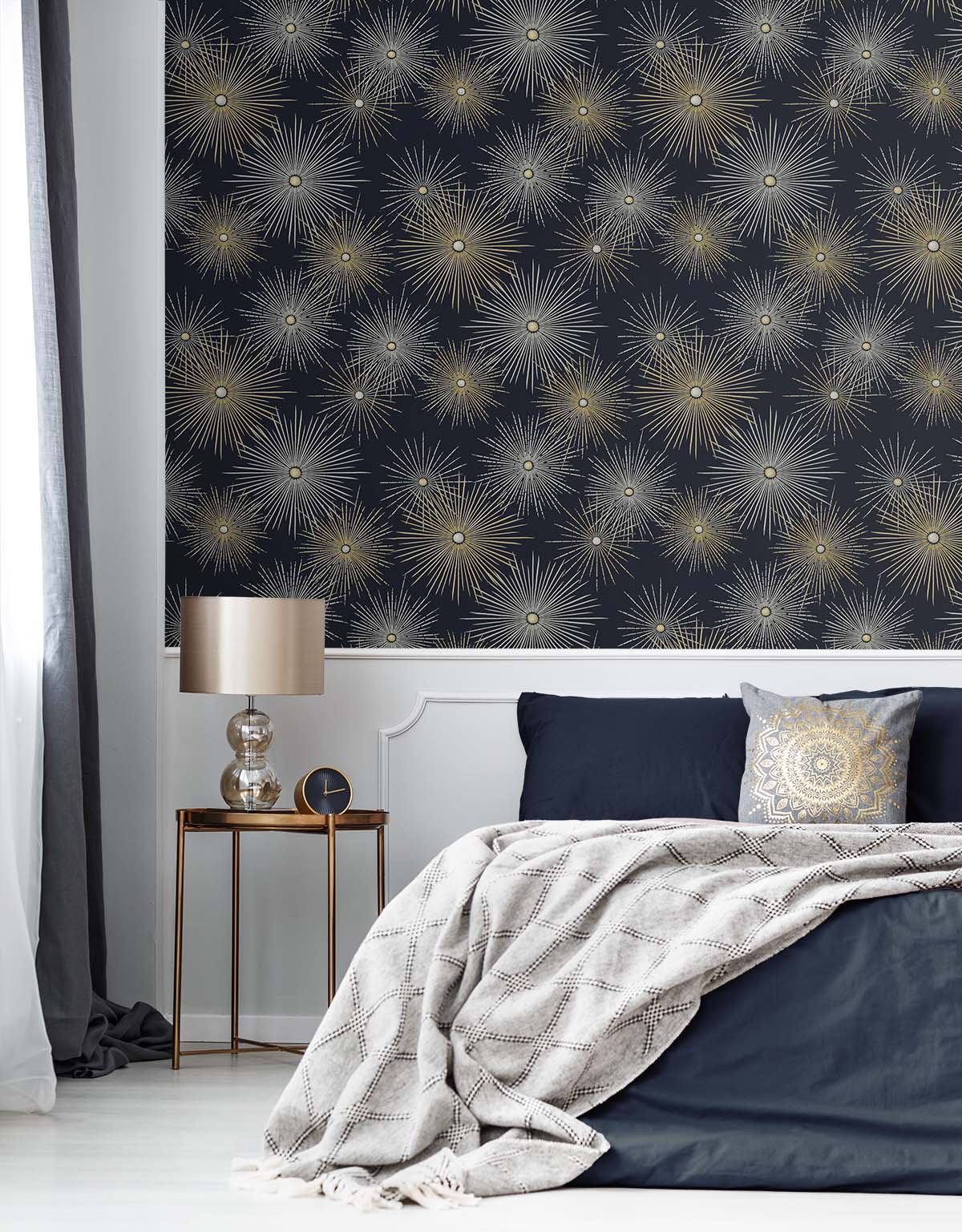 MidCentury Beads Peel  Stick Wallpaper  Renovate Wallcoverings