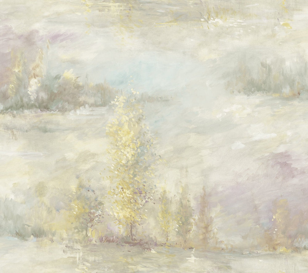 FI70807 tree line botanical wallpaper from the French Impressionist collection by Seabrook Designs