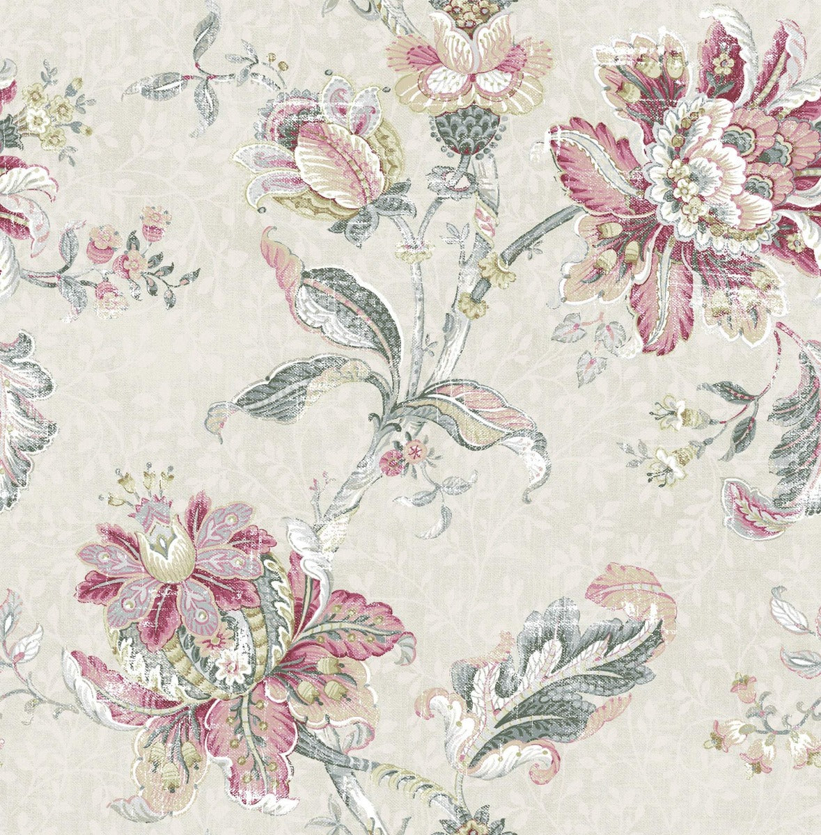 Rustic Flowers Fabric, Wallpaper and Home Decor